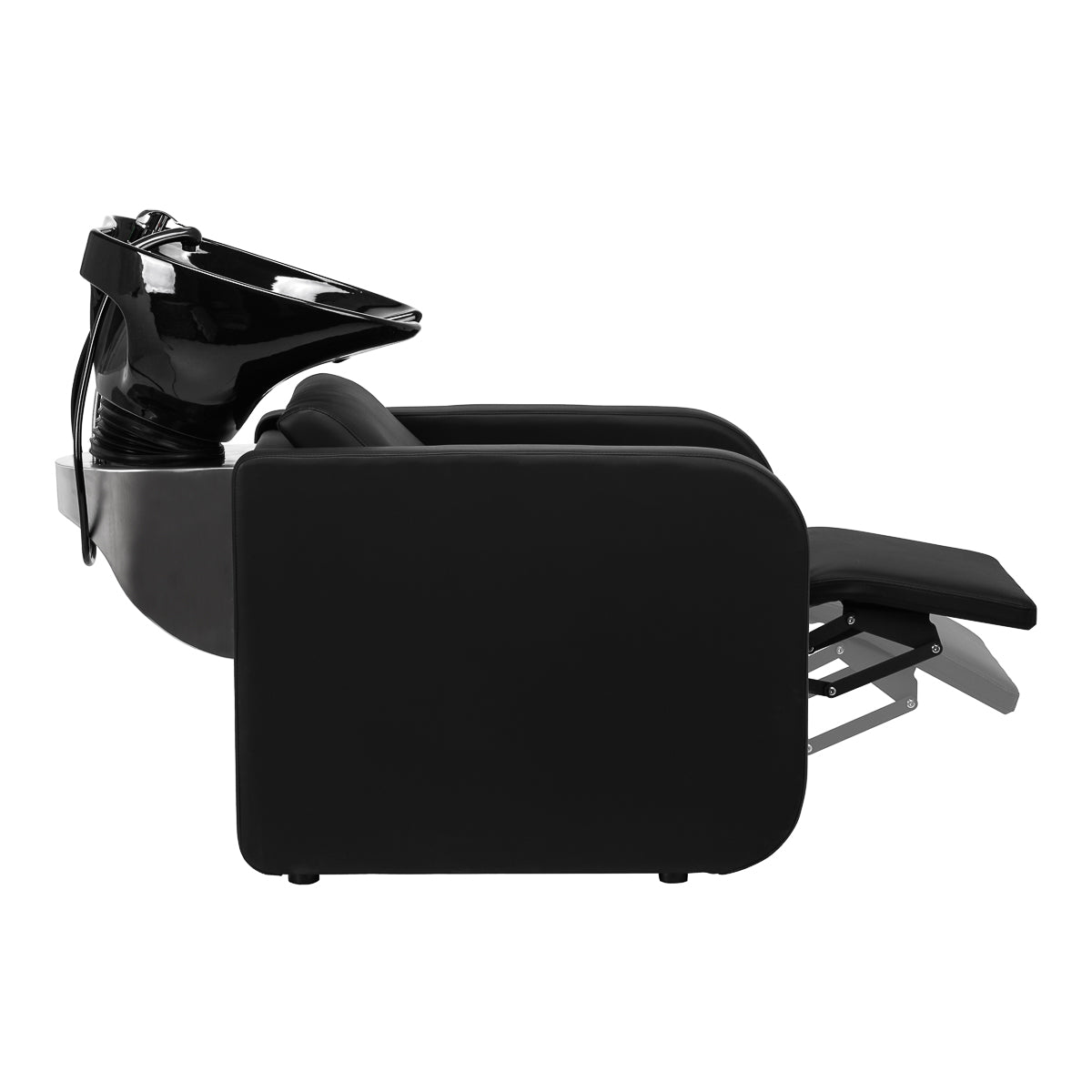 Kirpyklos plautuvė Gabbiano Sylvia su elektriniu kojų atlošu – juoda