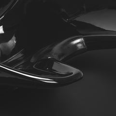 Kirpyklos plautuvė Gabbiano Sylvia su elektriniu kojų atlošu – juoda