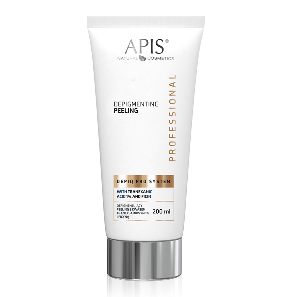 APIS DEPIQ PRO SYSTEM Depigmenting peeling with tranexamic acid tranexamic acid 1% and ficin, 200 ml