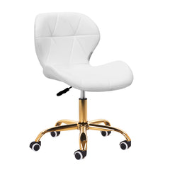 Kosmetologinė kėdutė QS-06G, balta