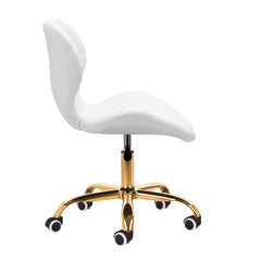 Kosmetologinė kėdutė QS-06G, balta