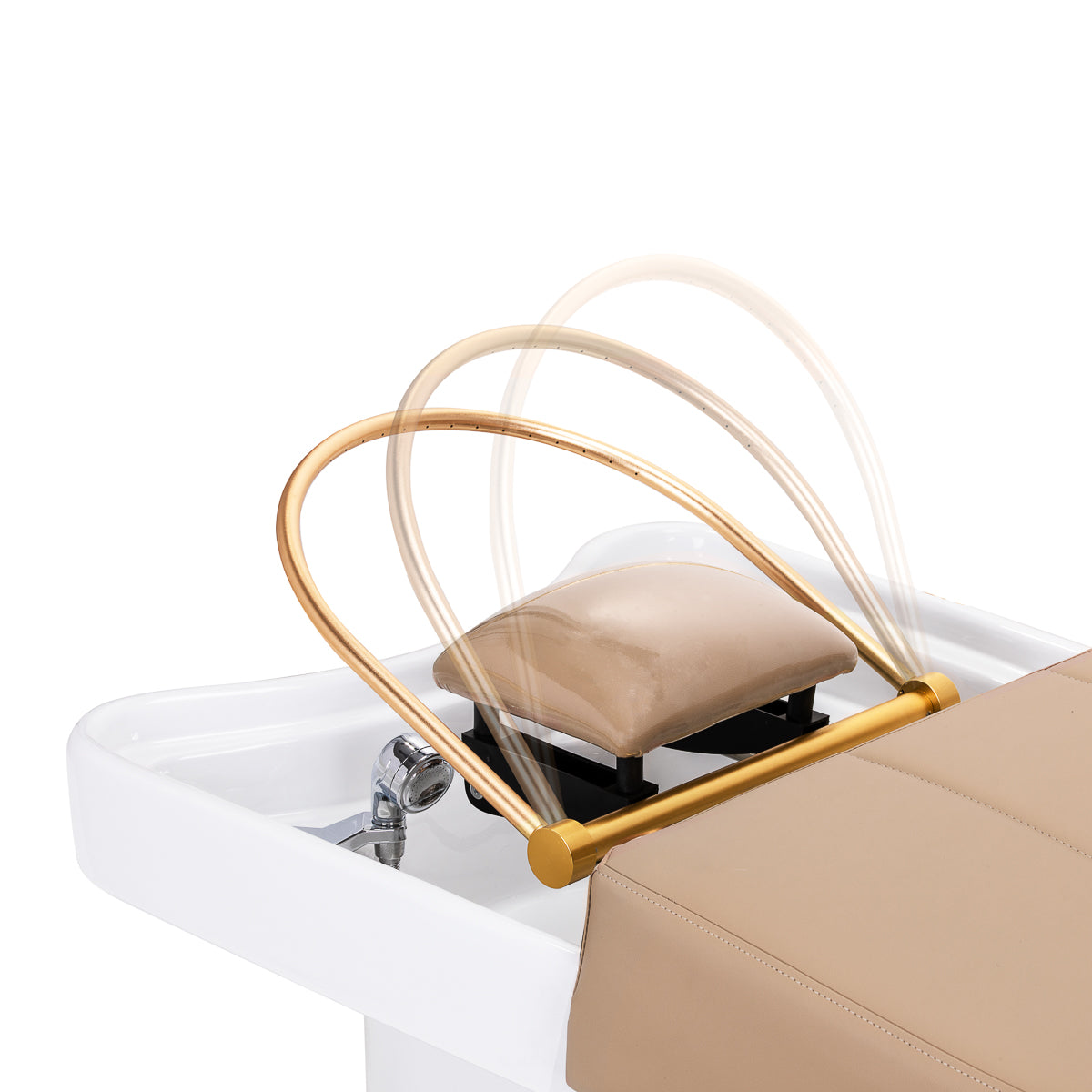 Kirpyklos plautuvė Gabbiano Head Spa 017 – smėlio spalvos