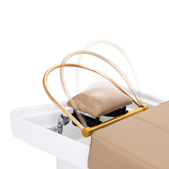 Kirpyklos plautuvė Gabbiano Head Spa 017 – smėlio spalvos