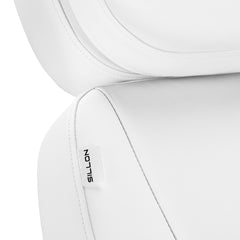 SILLON Luxury 3 elektrinis kosmetologinis gultas, 3 el. varikliai, baltas