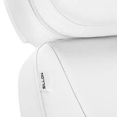 SILLON Luxury 3 elektrinis kosmetologinis gultas, 3 el. varikliai, baltas + valdymas koja
