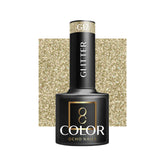 OCHO NAILS Hibridinis nagų lakas GLITTER G12 -5 g