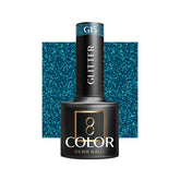 OCHO NAILS Hibridinis nagų lakas GLITTER G15 -5 g
