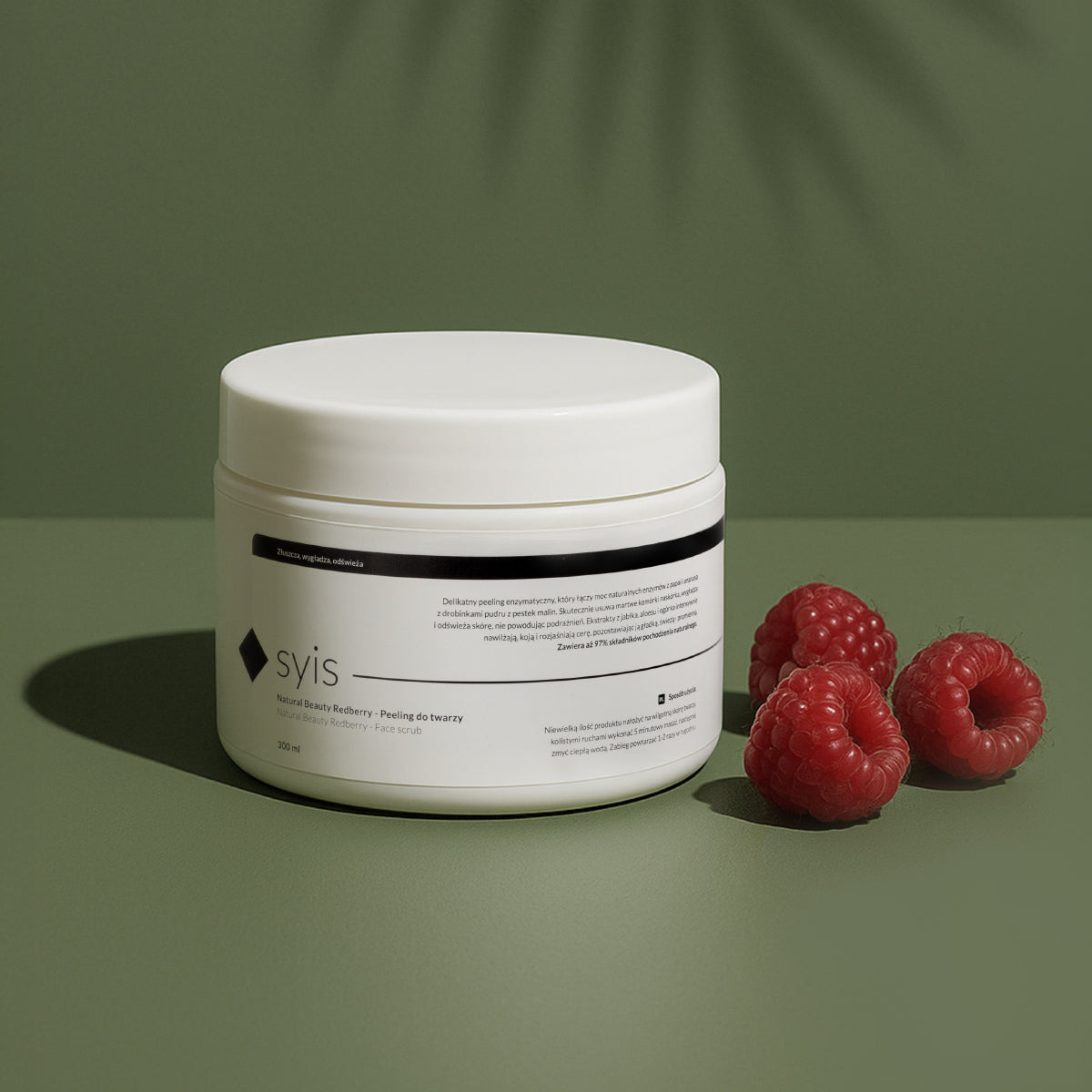 Veido šveitiklis Syis Natural Beauty Redberry Face Scrub – 300 ml