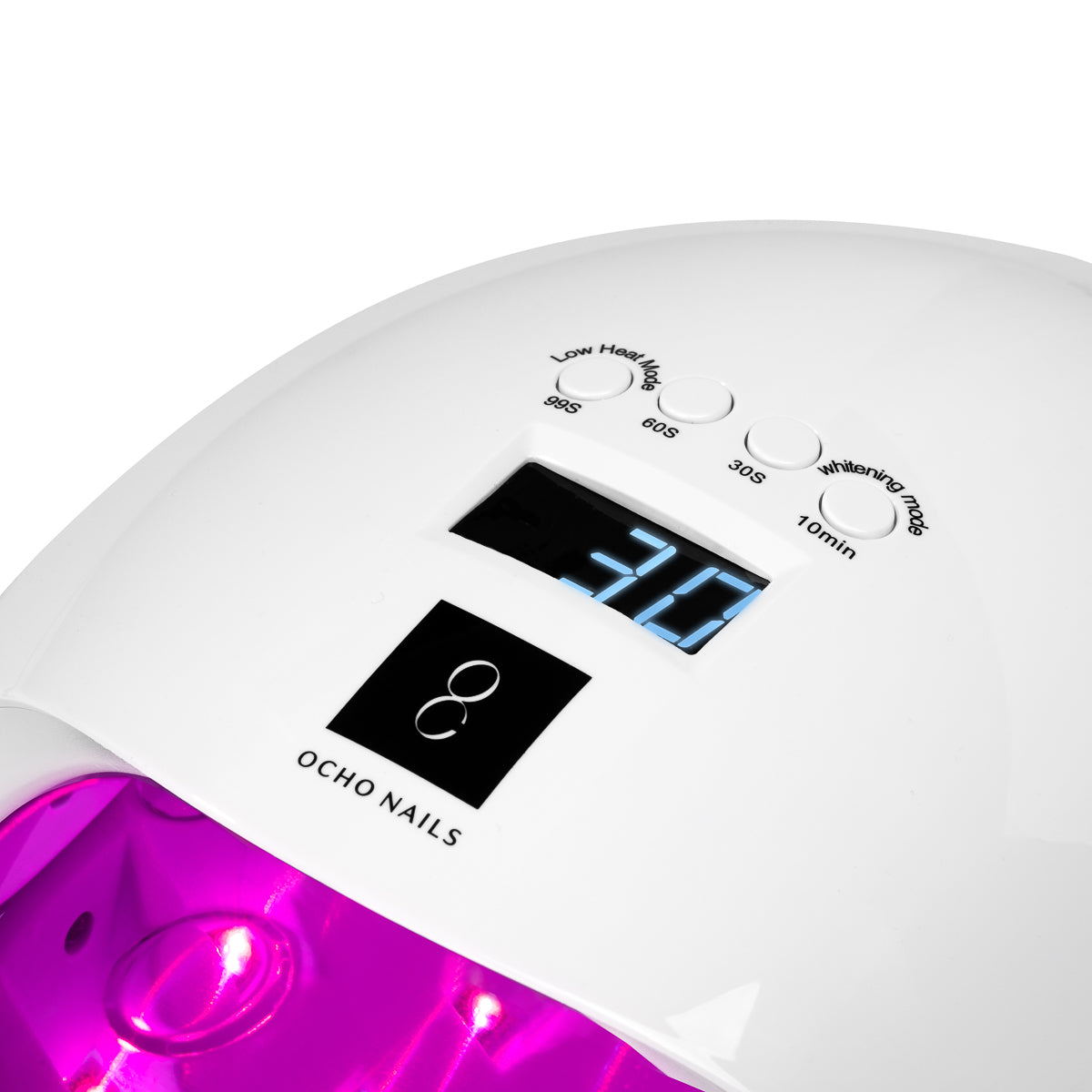 LED UV Lempa OCHO NAILS X13 Plus 65W raudonos šviesos, balta