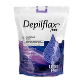 Depilflax vaškas granulėmis „Ultraflex Mauve“ su titano dioksidu, 1 kg