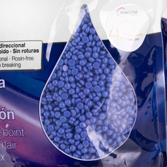 Depilflax vaškas granulėmis „Ultraflex Mauve“ su titano dioksidu, 1 kg