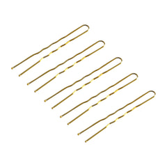 Kirpėjo plaukų segtukai E-57, 120 vnt., 5,6 cm – auksiniai