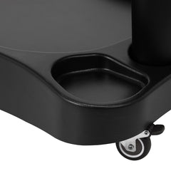 Azzurro vonelės padėklas / vežimėlis / pakojis, juodas