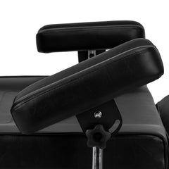 Hidraulinė tatuiruočių kėdė PRO INK 322F, juoda – vaizdas 10
