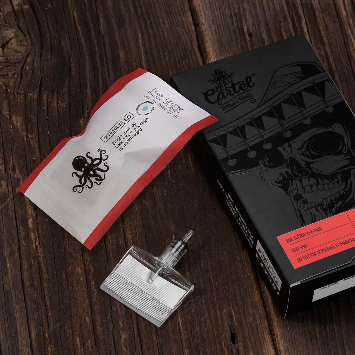 Tattoo Cartridge EL CARTEL V2 0.35 123RM ShortTaper 5pcs.
