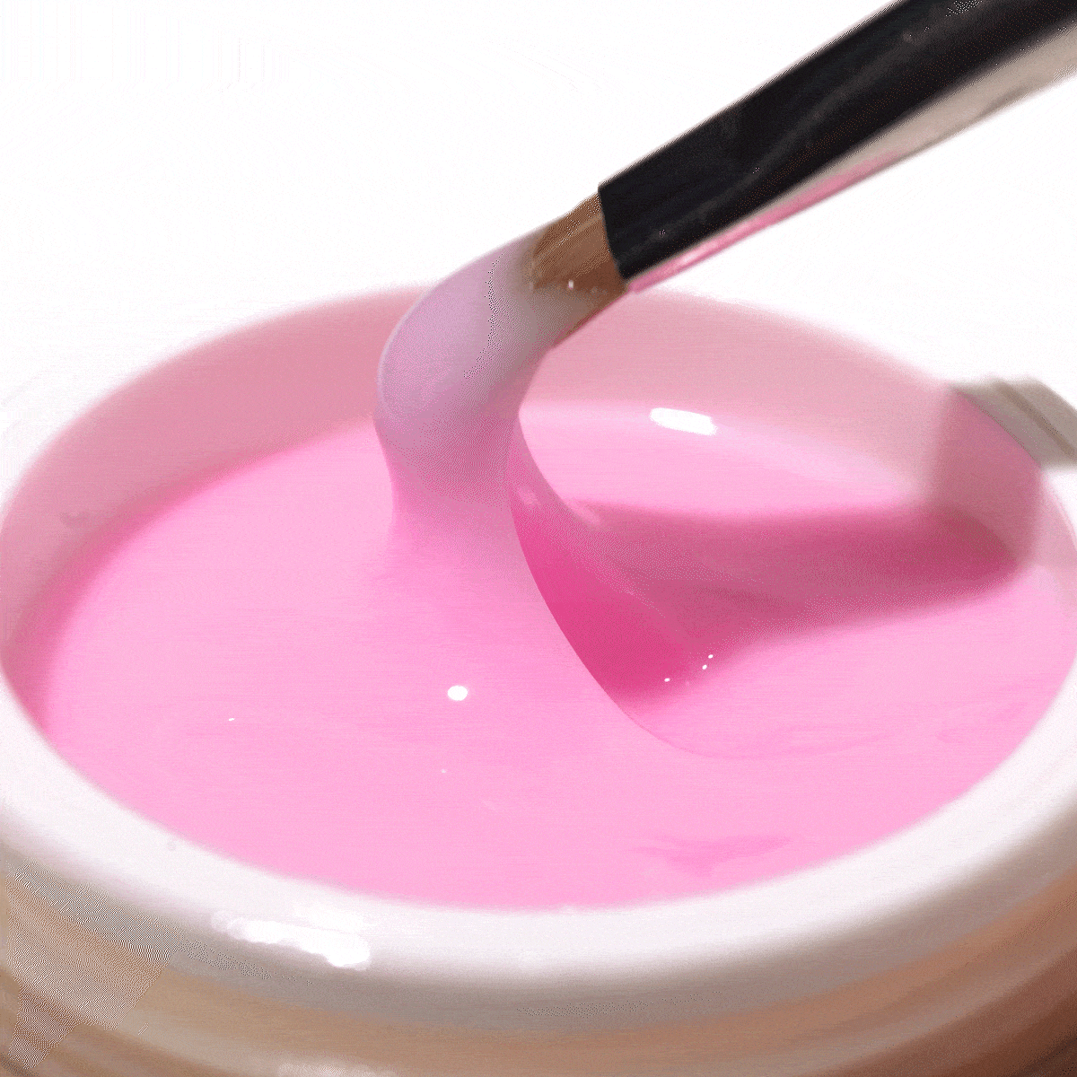 OCHO NAILS Light Pink konstrukcinis nagų gelis, 30 g – vaizdas 4