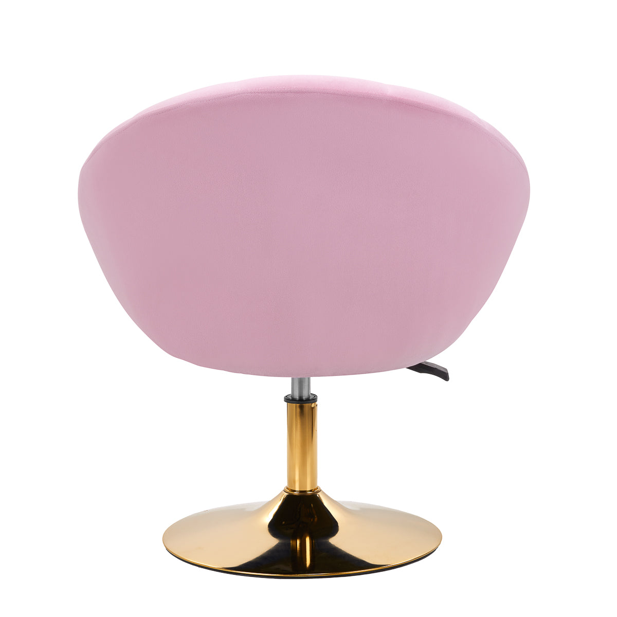 Kosmetologinė kėdė 4Rico QS-BL12G – rožinė, su aukso spalvos pagrindu