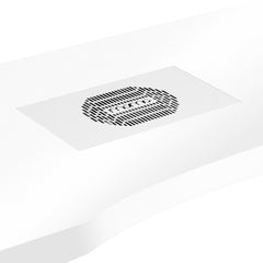 Manikiūro stalas su ištraukėju Momo 04-GL – baltas su auksinėmis kojelėmis