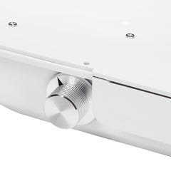 Manikiūro stalas su ištraukėju Momo 04-GL – baltas su auksinėmis kojelėmis