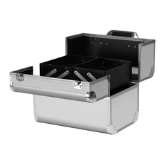 Kosmetinis lagaminėlis sidabrinis 40