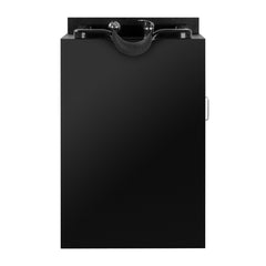 Kirpyklos plautuvė Gabbiano 5023 – juoda, su chromuotais elementais