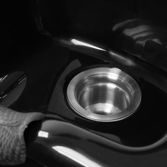 Kirpyklos plautuvė Gabbiano 5023 – juoda, su chromuotais elementais