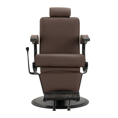 Gabbiano Continental hairdressing chair brown