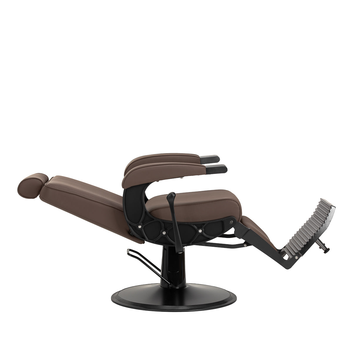 Gabbiano Continental hairdressing chair brown