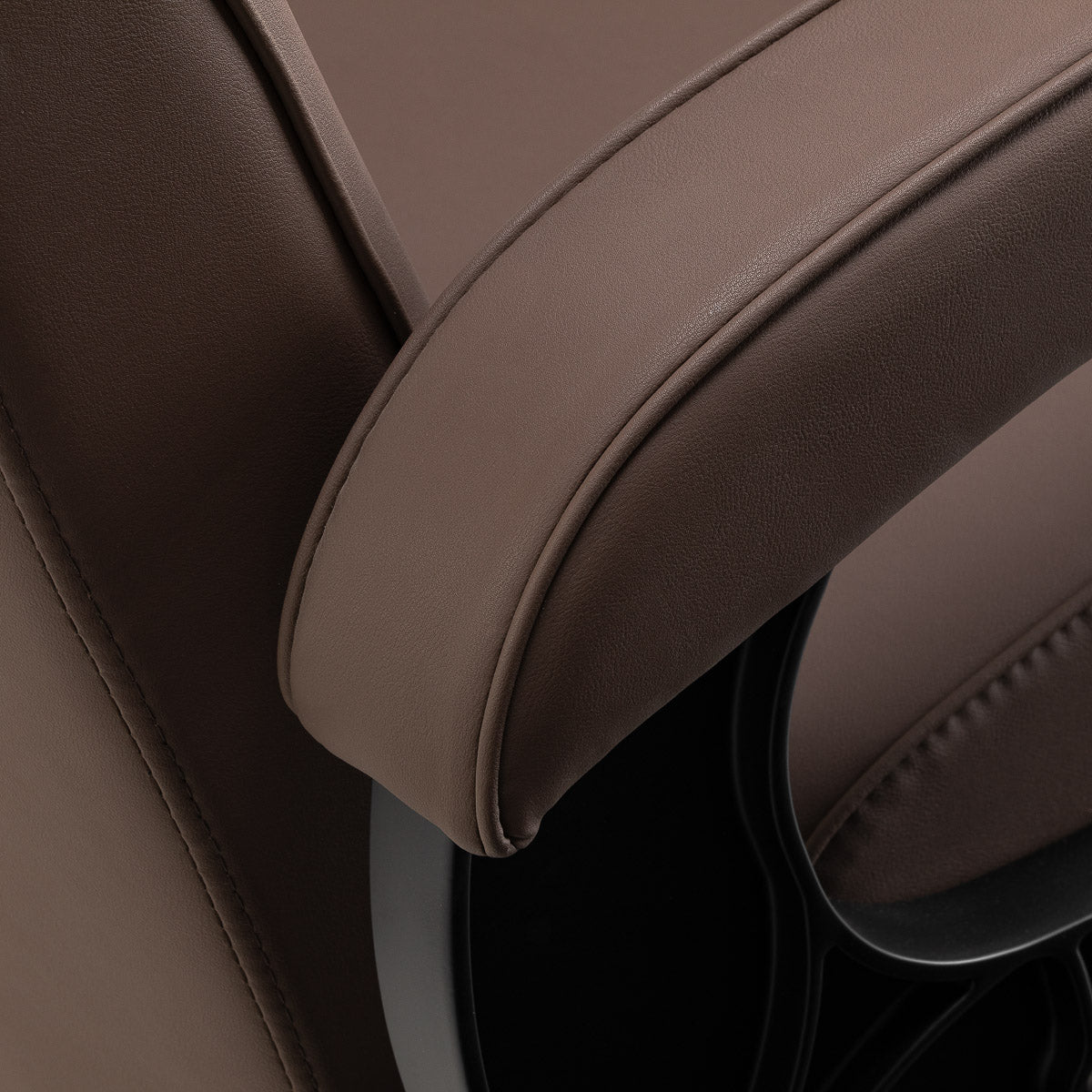 Gabbiano Continental hairdressing chair brown