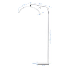 Blakstienų lempa GLOW FX07 – balta