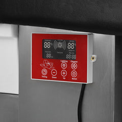 SPA plovimo lova Gabbiano Head Spa 017B su garais, šviesos terapija ir vandens masažu – juoda