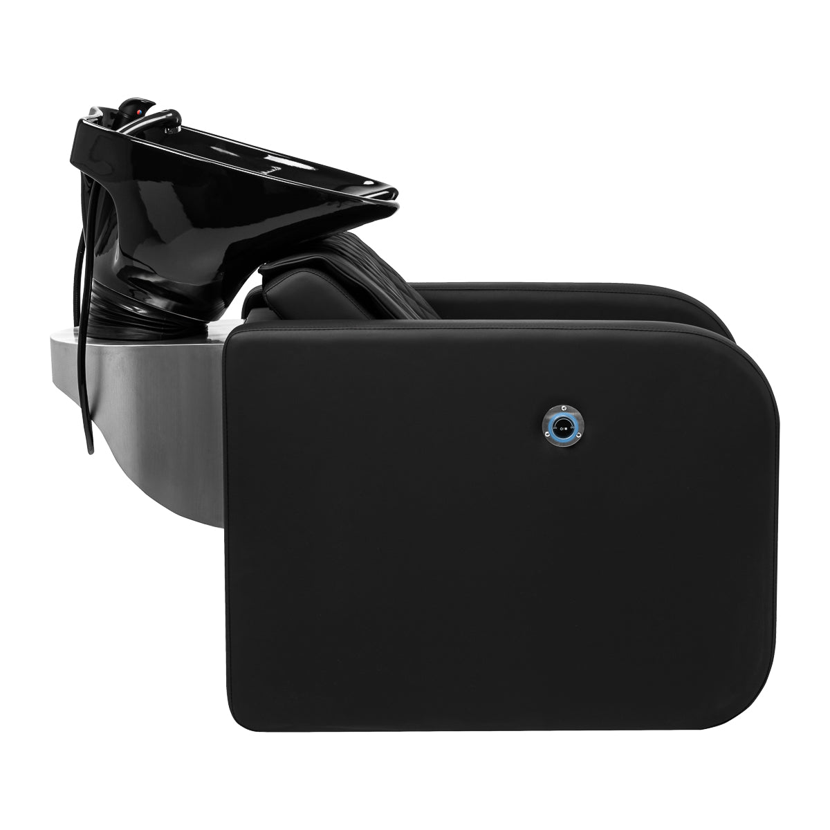 Kirpyklos plautuvė Gabbiano Sylvia su masažo funkcija – juoda