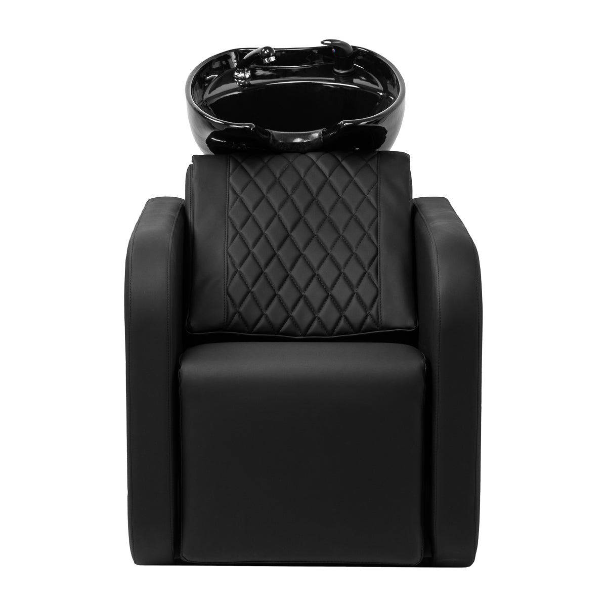 Kirpyklos plautuvė Gabbiano Sylvia su masažo funkcija – juoda