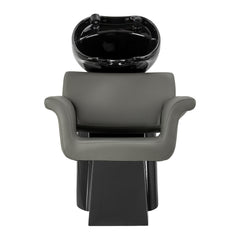 Hairdressing wash unit Gabbiano Lucca grey