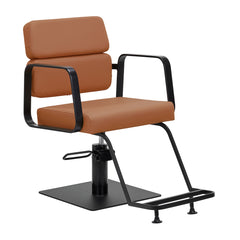 Kirpyklos kėdė Gabbiano Porto, juodai oranžinė