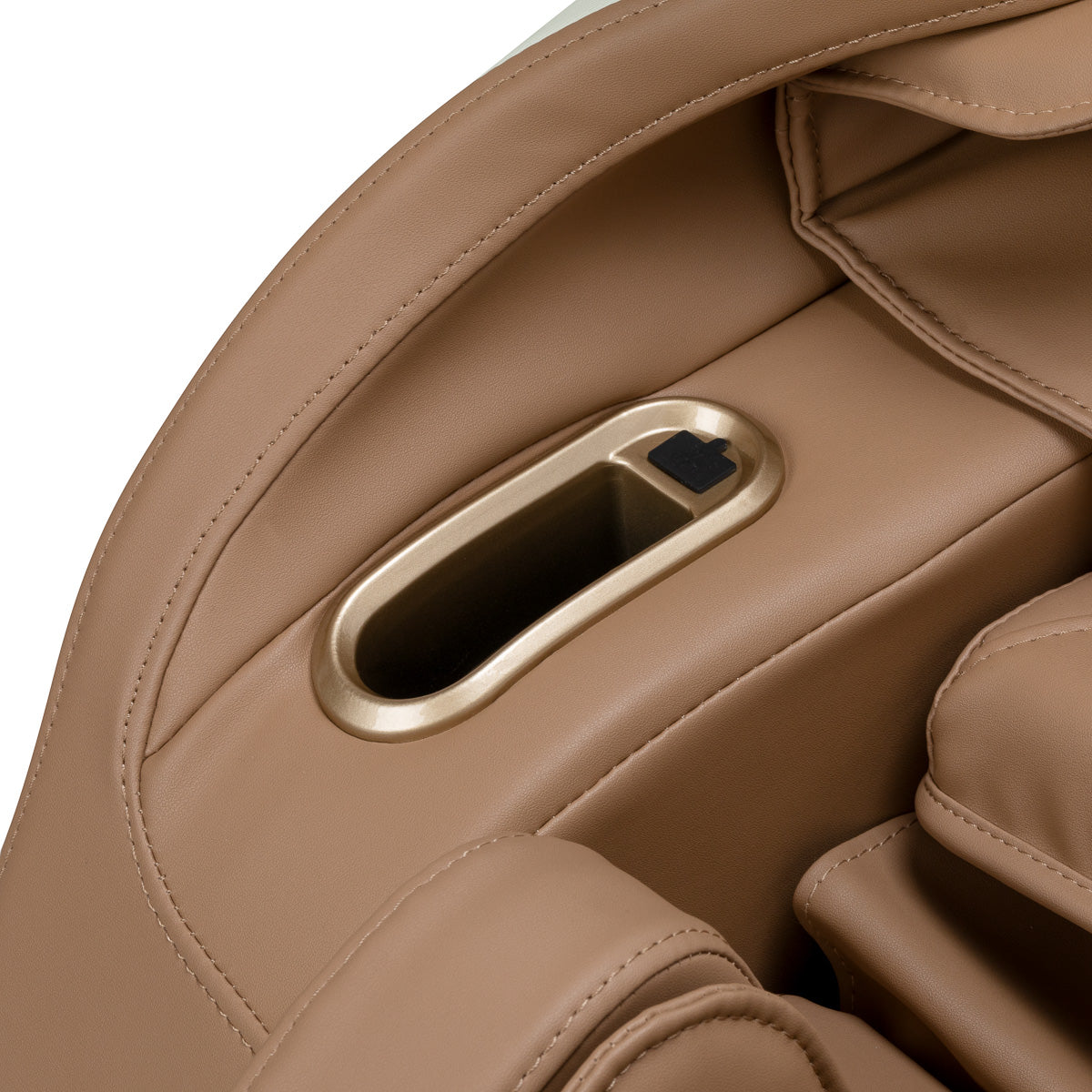 Masažinis krėslas Sakura Luxury 808 – baltas ir smėlio