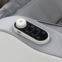 Masažinis krėslas Sakura Maximus 809 3D, valdymas balsu, baltai pilkas