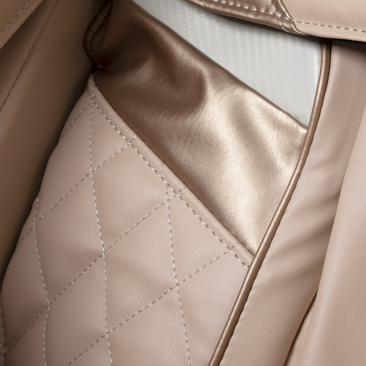 Masažinis krėslas Sakura Prime 108 – baltai smėlinis