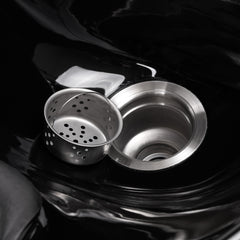 Hair salon wash unit Hair System Duplex Noir