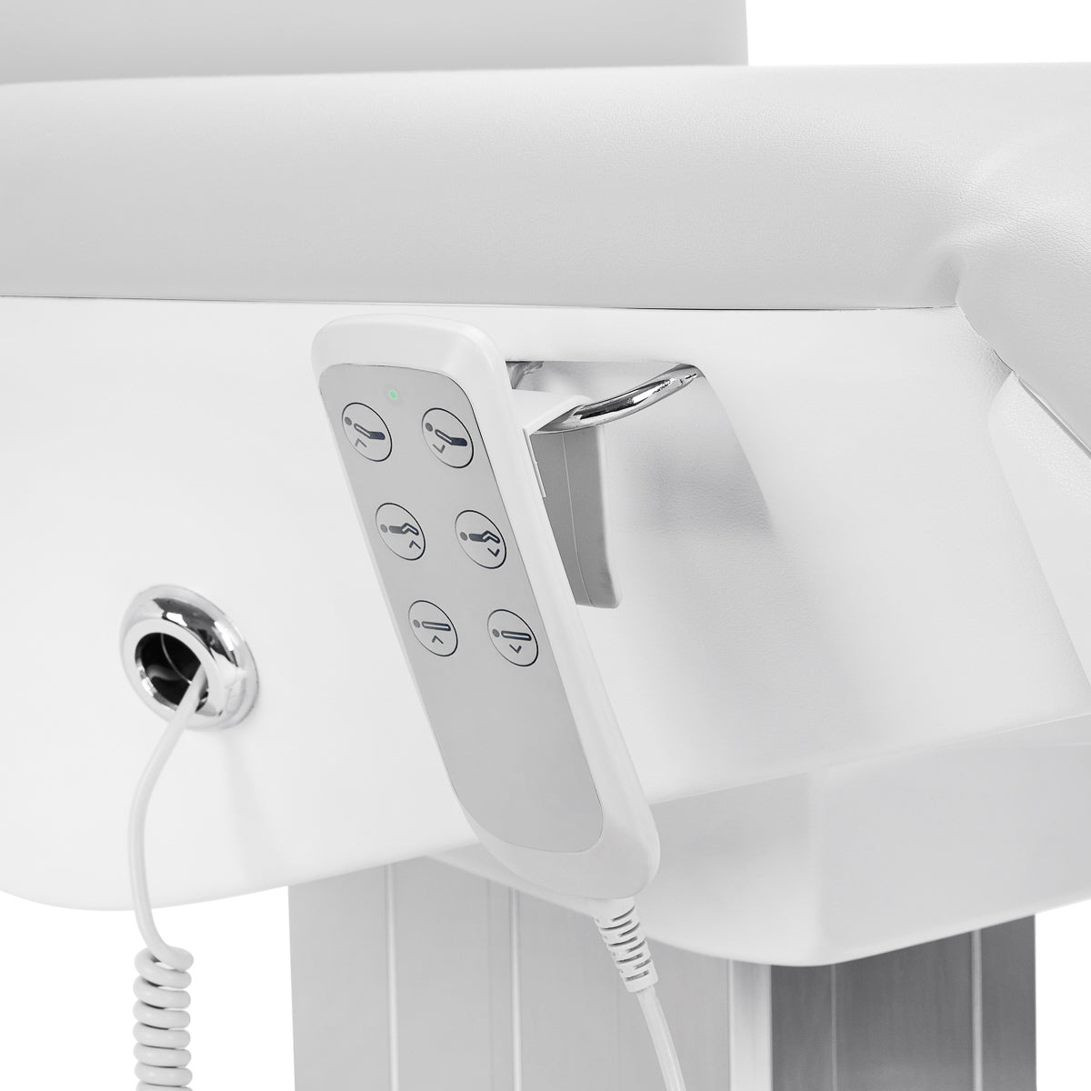 Elektrinis kosmetologinis gultas Eclipse 2240k su lopšio funkcija, 3 pavaros – baltas