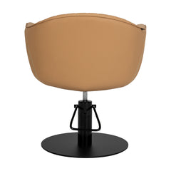 Hairdressing chair Gabbiano Copenhagen caramel