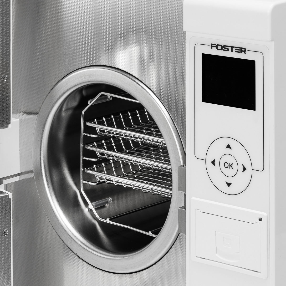 Fomos Foster 8 l B klasės autoklavas su spausdintuvu, baltas – 6 vaizdas