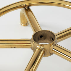 Cosmetic stool 6001-G gold white second category