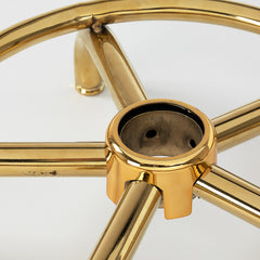 Cosmetic stool 6001-G gold white second category