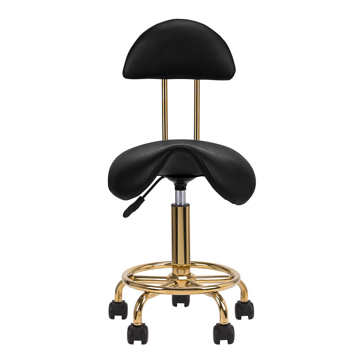 Cosmetic stool 6001-G gold black