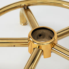 Cosmetic stool 6001-G gold black