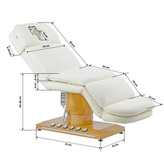 Electric cosmetic chair Sillon Cloud 3 motors cream
