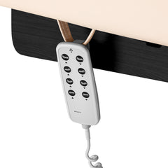 Sillon Siesta SPA lounger – elektrinis kosmetologinis gultas, kreminis su juodu pagrindu