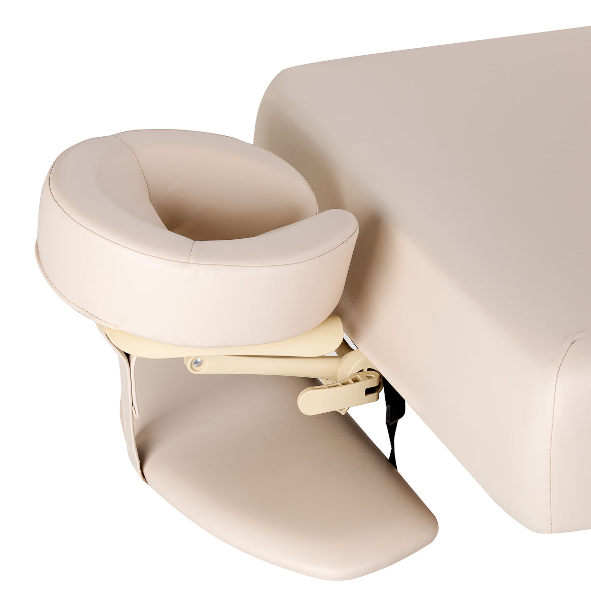 Sillon Siesta SPA lounger – elektrinis kosmetologinis gultas, kreminis su juodu pagrindu