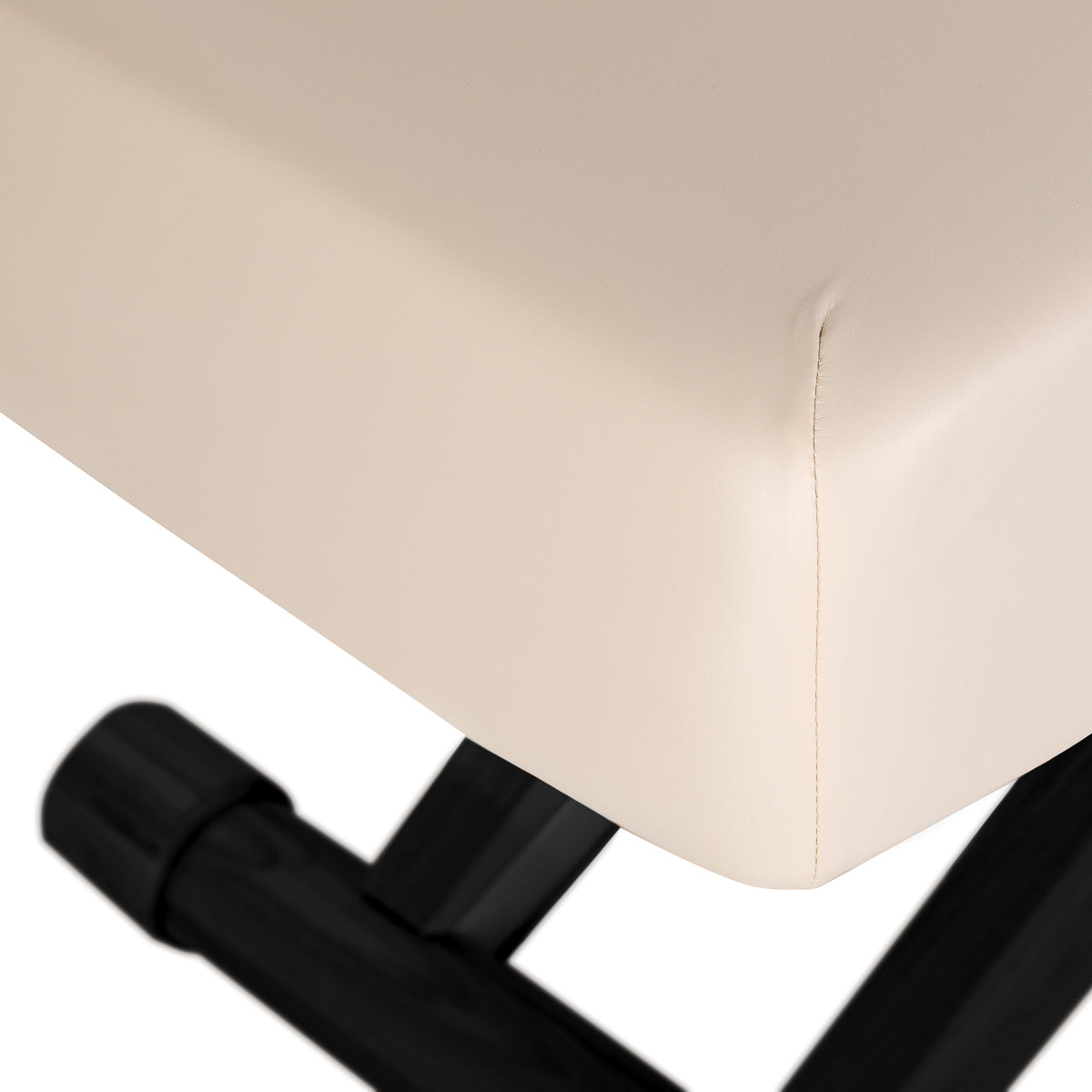 Sillon Siesta SPA lounger – elektrinis kosmetologinis gultas, kreminis su juodu pagrindu